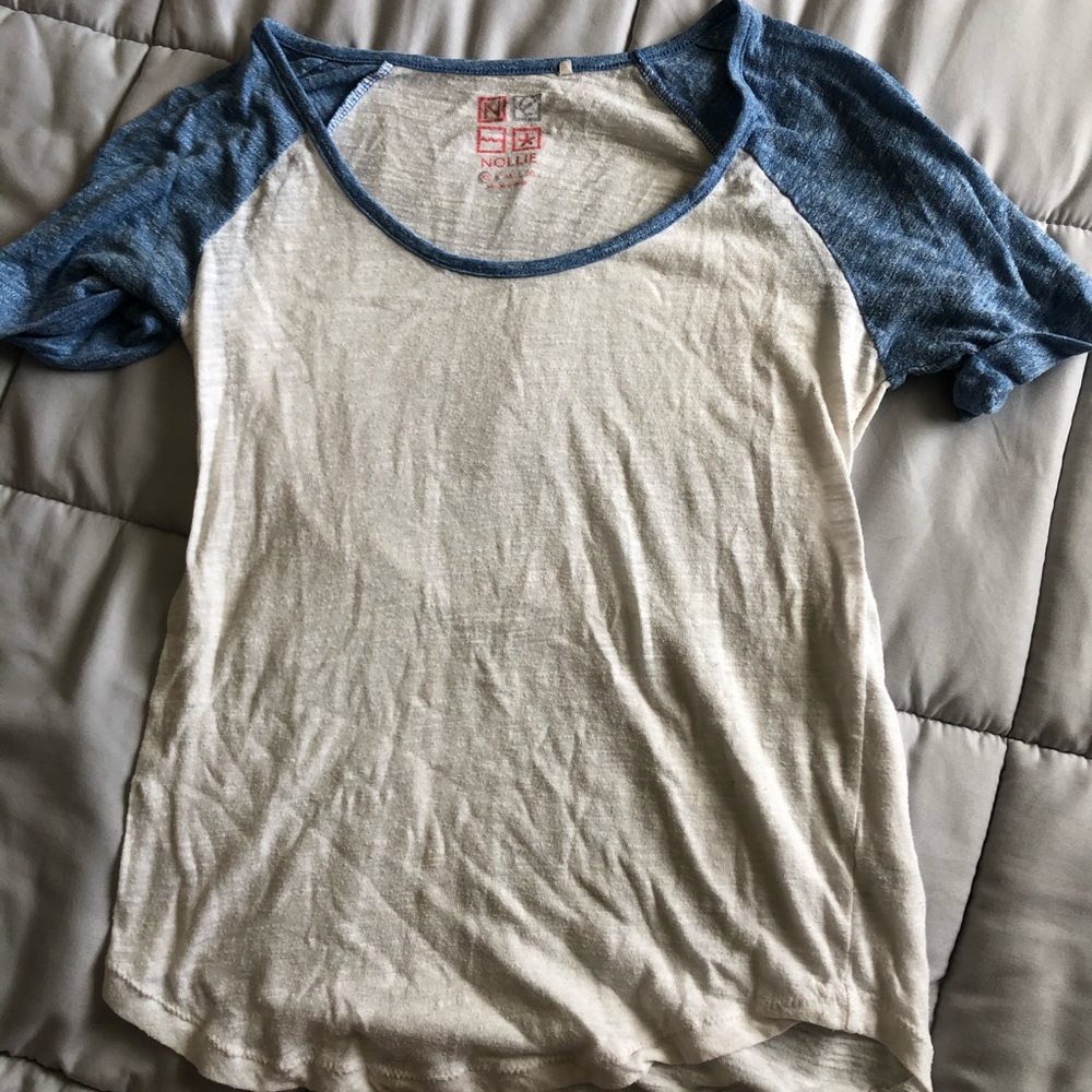 Baseball sleeve tee